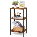 3-Tier Tall Side Table with Storage