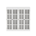 Sophisticated Storage Ensemble: Buffet Sideboard Bookshelf Cabinet