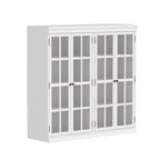 Sophisticated Storage Ensemble: Buffet Sideboard Bookshelf Cabinet