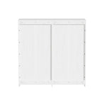 Sophisticated Storage Ensemble: Buffet Sideboard Bookshelf Cabinet