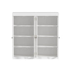 Sophisticated Storage Ensemble: Buffet Sideboard Bookshelf Cabinet