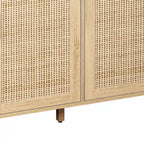 62.20Elegant and Functional 4-Door Rattan Sideboard/Buffet