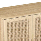 62.20Elegant and Functional 4-Door Rattan Sideboard/Buffet