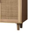 62.20Elegant and Functional 4-Door Rattan Sideboard/Buffet