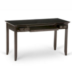 Brown Transitional 54-Inch Wide Desk with Drawers