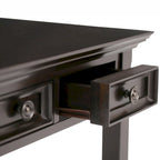 Brown Transitional 54-Inch Wide Desk with Drawers