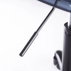 Clear Acrylic Armless Rolling Office Chair