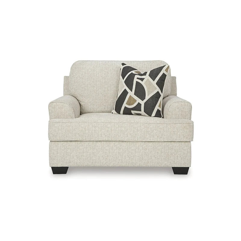 Beige Oversized Chair - Single Seater